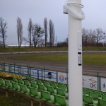 Opole stadion żużlowy dostawa montaż masztów kompozytowych