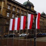 Maszty mobilne 6m w wersji baner Kraków