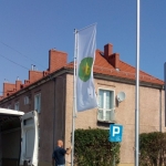 Mysłakowice wykonanie fundamentów, dostawa masztów aluminiowych, dostawa flag