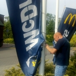Przegląd techniczny masztów dla McDonalds Katowice