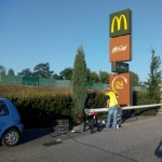 Serwis masztów dla McDonalds Brzesko